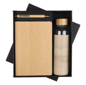 Eco-Friendly Starter Kit - Bamboo Deluxe Desk Set
