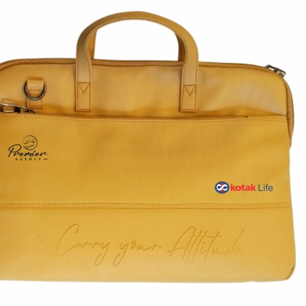 Premium Yellow Laptop Bag